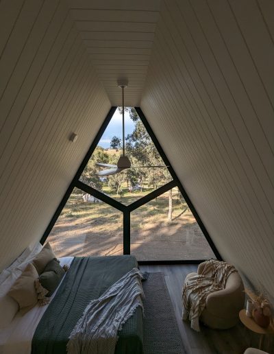 Cosy Tents Glamping A-Frame Cabin
